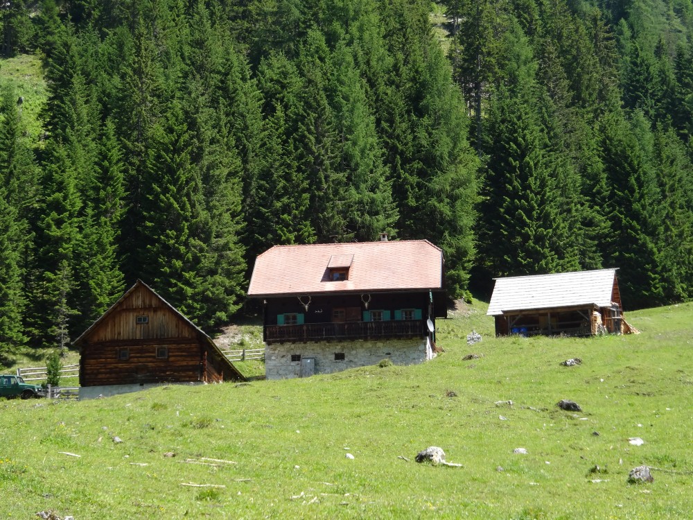 Untere Zechneralm - Heidis Mama hat hier als Kind jahrelang den Almsommer verbracht.