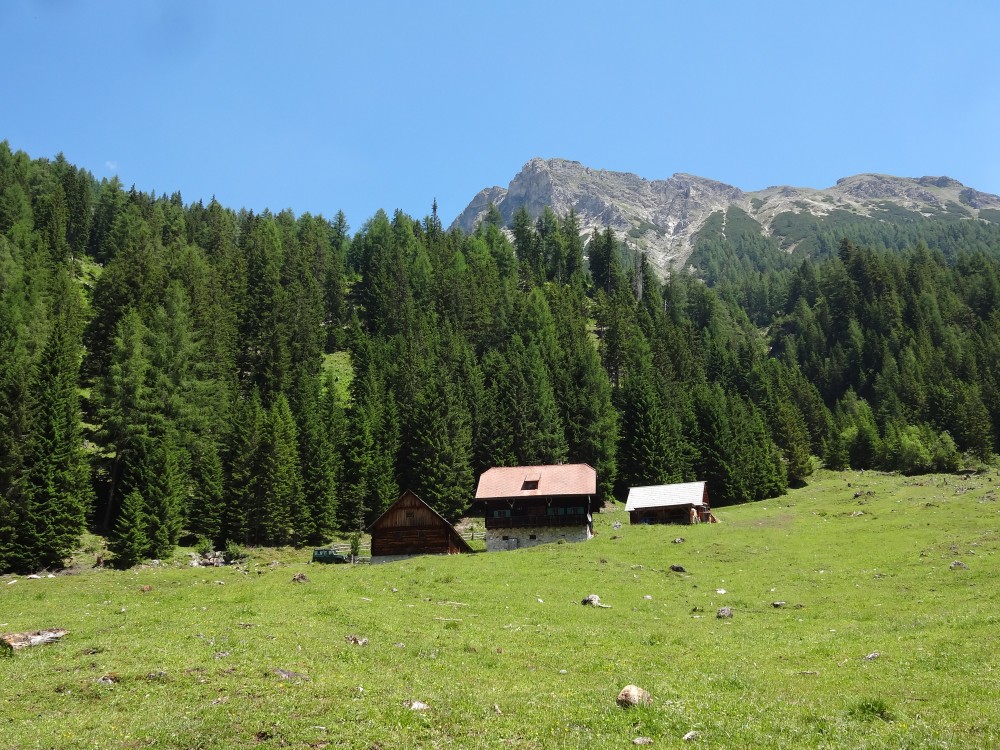 Untere Zechneralm - Heidis Mama hat hier als Kind jahrelang den Almsommer verbracht.