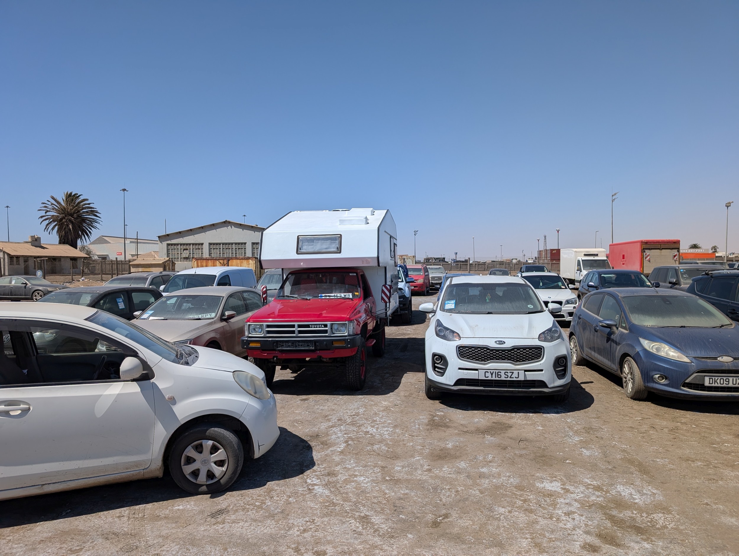 Luxi im Zollhafen Walvis Bay